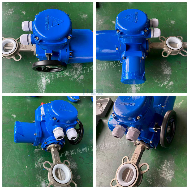 電動(dòng)對(duì)夾蝶閥